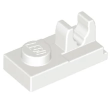 LEGO alaplap, módosított, 1 x 2 csatlakozóval a tetején