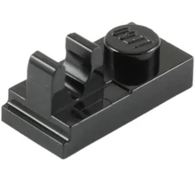 LEGO alaplap, módosított, 1 x 2 csatlakozóval a tetején