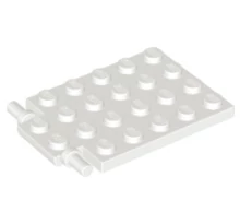 LEGO alaplap, módosított, 4 x 6, csapóajtó