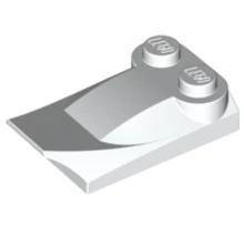 LEGO tető, íves 2 x 3 x 2/3, szárnyvég LEGO tető, íves 2 x 3 x 2/3, szárnyvég