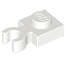 LEGO alaplap, módosított, 1 x 1 (vízszintes O csatlakozóval)