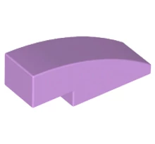 LEGO tető, íves 3 x 1