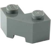 LEGO kocka, módosított, 2 x 2, fűrészfogas