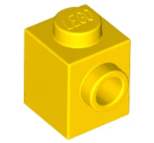 LEGO kocka, módosított, 1 x 1, oldalán 1 csatlakozóval LEGO kocka, módosított, 1 x 1, oldalán 1 csatlakozóval