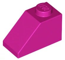 LEGO tető/lejtő 45 2 x 1