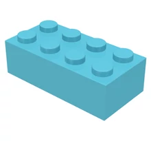 LEGO kocka 2 x 4