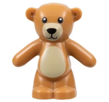 LEGO Teddy maci, fekete szemekkel