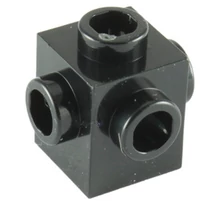 LEGO kocka, módosított, 1 x 1, 4 oldalán csatlakozókkal