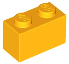 LEGO kocka 1 x 2