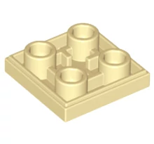 LEGO csempe, módosított, 2 x 2 inverz LEGO csempe, módosított, 2 x 2 inverz