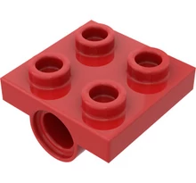 LEGO alaplap módosított, 2 x 2, alul csatlakozó lyukkal LEGO alaplap módosított, 2 x 2, alul csatlakozó lyukkal