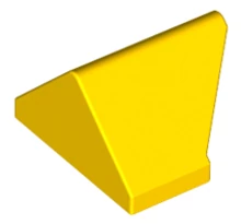 LEGO tető/lejtő 45 fokos 2 x 1, dupla - inverz LEGO tető/lejtő 45 fokos 2 x 1, dupla - inverz