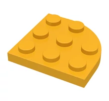 LEGO alaplap, kerek sarok 3 x 3, íves