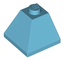 LEGO tető/lejtő 45 fokos 2 x 2, dupla domború LEGO tető/lejtő 45 fokos 2 x 2, dupla domború