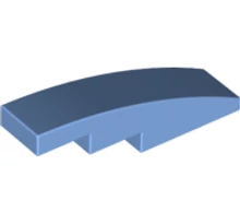 LEGO tető, íves 4 x 1 LEGO tető, íves 4 x 1