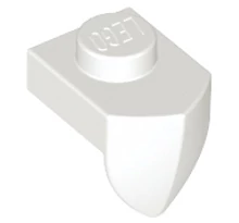 LEGO alaplap, módosított, 1 x 1  1 függőleges foggal