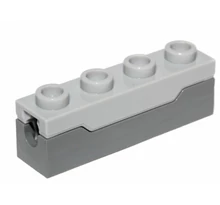 LEGO kocka, módosított, 1 x 4, rúgós kilövő szerkezet LEGO kocka, módosított, 1 x 4, rúgós kilövő szerkezet