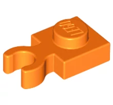 LEGO alaplap, módosított, 1 x 1 (vízszintes O csatlakozóval)