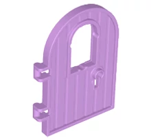 LEGO ajtó 1 x 4 x 6 ablakkal és kulcslyukkal