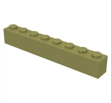 LEGO kocka 1 x 8 LEGO kocka 1 x 8