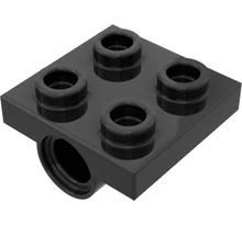 LEGO alaplap módosított, 2 x 2, alul csatlakozó lyukkal LEGO alaplap módosított, 2 x 2, alul csatlakozó lyukkal