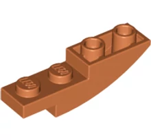 LEGO tető/lejtő inverz 4 x 1