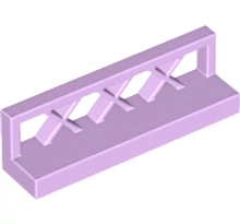 LEGO kerítés 1 x 4 x 1