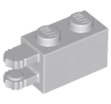 LEGO zsanér kocka, 1 x 2, 2 vízszintes karral a végén LEGO zsanér kocka, 1 x 2, 2 vízszintes karral a végén