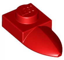 LEGO alaplap, módosított, 1 x 1  1 vízszintes foggal LEGO alaplap, módosított, 1 x 1  1 vízszintes foggal