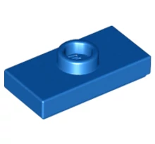 LEGO alaplap, módosított 1 x 2, csatlakozóval a tetején, típus 1 (jumper) LEGO alaplap, módosított 1 x 2, csatlakozóval a tetején, típus 1 (jumper)