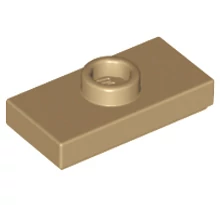 LEGO alaplap, módosított 1 x 2, csatlakozóval a tetején, típus 1 (jumper) LEGO alaplap, módosított 1 x 2, csatlakozóval a tetején, típus 1 (jumper)