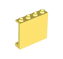 LEGO panel ,1 x 4 x 3, oldaltartókkal