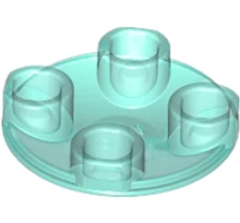 LEGO kerek alaplap 2 x 2 lekerekített alsóval LEGO kerek alaplap 2 x 2 lekerekített alsóval