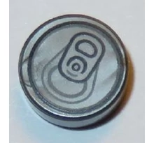 LEGO csempe kerek, 1 x 1, dekorált, üdítős doboz mintával LEGO csempe kerek, 1 x 1, dekorált, üdítős doboz mintával