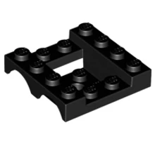 LEGO jármű alváz,4 x 4 x 1 1/3, dupla ívvel LEGO jármű alváz,4 x 4 x 1 1/3, dupla ívvel