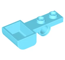 LEGO alaplap 1 x 2, módosított, katapult LEGO alaplap 1 x 2, módosított, katapult