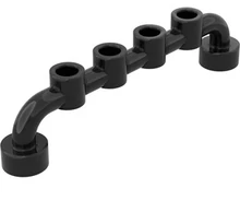 LEGO kerítés 1 x 6  zárt  csatlakozókkal