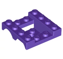 LEGO jármű alváz,4 x 4 x 1 1/3, dupla ívvel