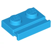 LEGO alaplap, módosított, 1 x 2 ajtósínnel LEGO alaplap, módosított, 1 x 2 ajtósínnel