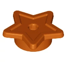 LEGO csillag, alsó csatlakozóval LEGO csillag, alsó csatlakozóval