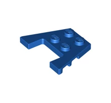 LEGO alaplap, ferde, 3 x 4, bevágással