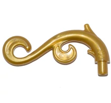 LEGO növény, virágszár tövisekkel, ívelt LEGO növény, virágszár tövisekkel, ívelt