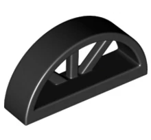 LEGO ablakkeret 1 x 4 x 1 2/3, kerekített felső résszel LEGO ablakkeret 1 x 4 x 1 2/3, kerekített felső résszel