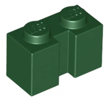 LEGO kocka, módosított, 1 x 2 oldalán bevágással LEGO kocka, módosított, 1 x 2 oldalán bevágással