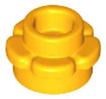 LEGO alaplap 1 x 1, virág forma, 5 szirommal LEGO alaplap 1 x 1, virág forma, 5 szirommal