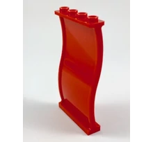 LEGO panel, 1 x 4 x 6, hullámos