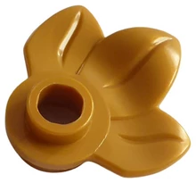 LEGO alaplap 1 x 1, növény 3 levéllel