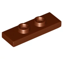 LEGO alaplap, módosított 1 x 3, 2 csatlakozóval a tetején, (dupla jumper)