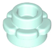 LEGO alaplap 1 x 1, virág forma, 5 szirommal LEGO alaplap 1 x 1, virág forma, 5 szirommal