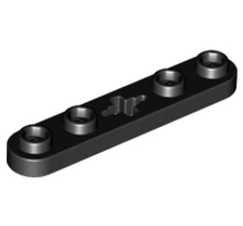 LEGO technic, alaplap 1 x 5, lekerekített, közepén tengelycsatlakozóval LEGO technic, alaplap 1 x 5, lekerekített, közepén tengelycsatlakozóval